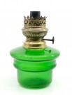 Oljehus - grønt glass, med brenner thumbnail