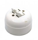 Lysbryter - hvit bakelitt thumbnail