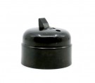Lysbryter - stor - svart bakelitt thumbnail